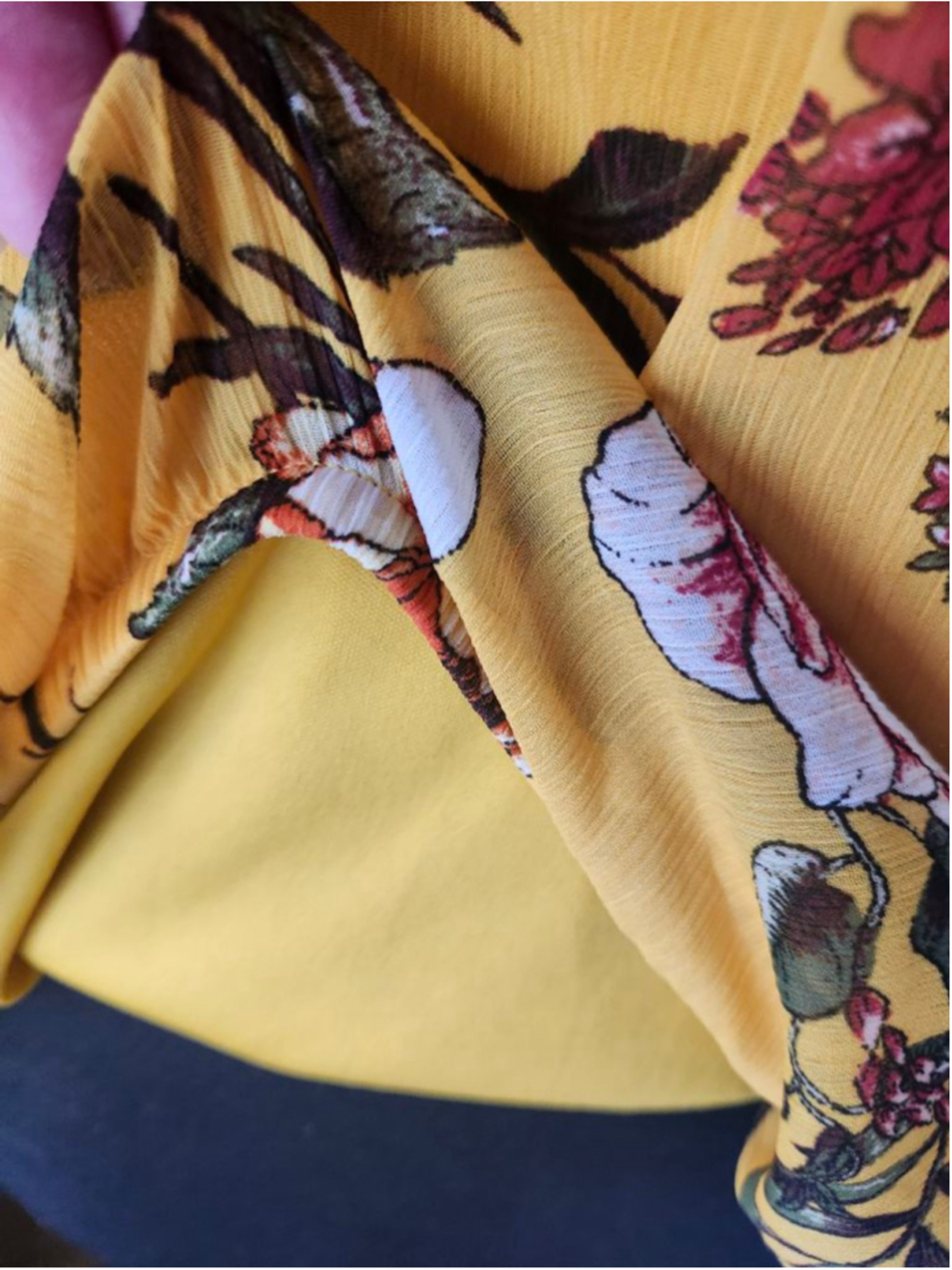 ALYX Yellow Floral Blouse L - Picture 7 of 9